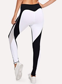 Colorblock Skinny Leggings