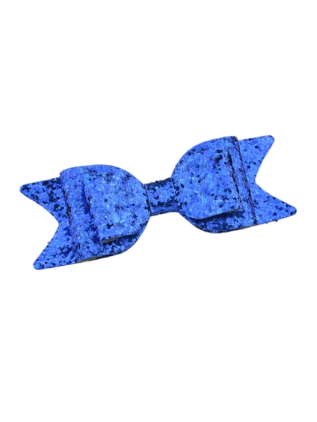 Blue Lovely Ribbon Bowknot Shape Hairpin Clip