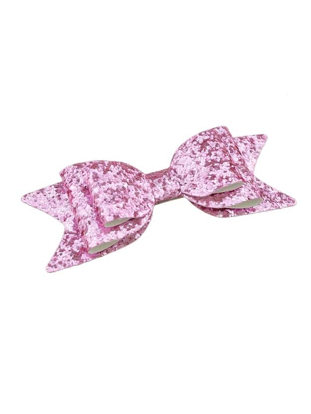 Hotpink Lovely Ribbon Bowknot Shape Hairpin Clip