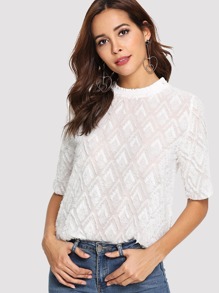 Fringe Detail Blouse