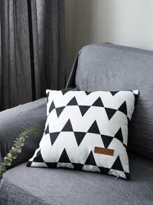 Geometric Print Pillowcase Cover 1PC