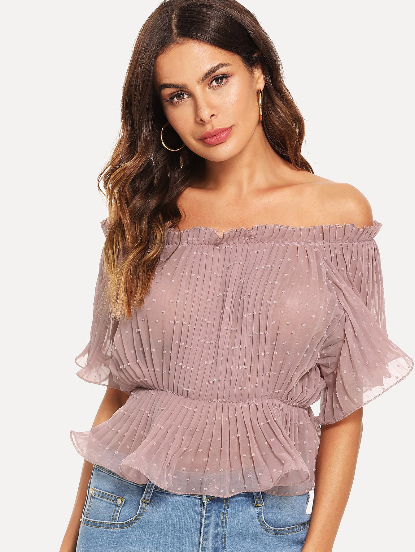 Women s SHEIN f shoulder tops Malaysia on SALE