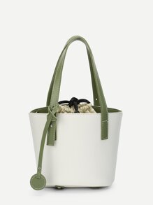 Bucket Bag With Convertible Strap