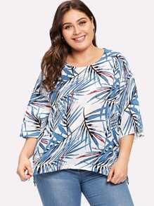Plus Plant Print Tee