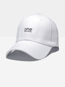 Embroidered Letter Baseball Cap