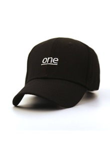 Embroidered Letter Baseball Cap