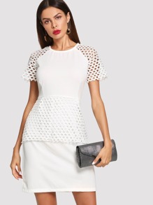 Cut Out Sleeve Dress
