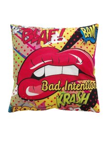 Lips Print Pillowcase Cover 1pc