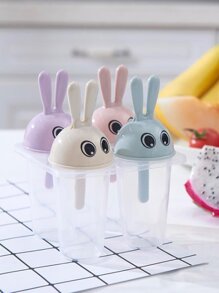 4 Compartment Rabbit Popsicle Mold