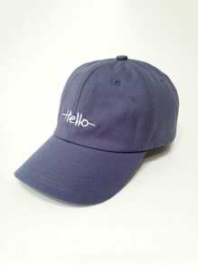 Embroidered Letter Baseball Cap