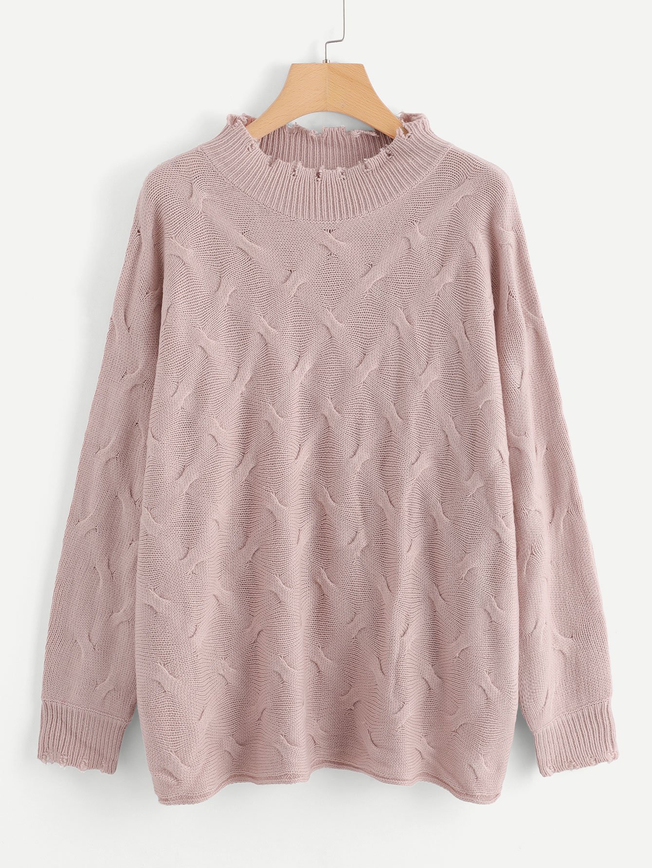 Поврежденный подробный текстурированный свитер