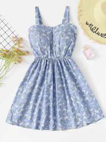 Floral Print Cami Dress