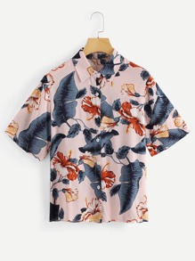 Single Breasted Floral Shirt