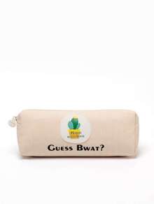 Cactus Print Pencil Case