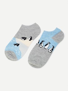 Animal Pattern Socks 2pairs