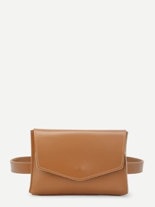 Flap Bum Bag With Adjustable Strap