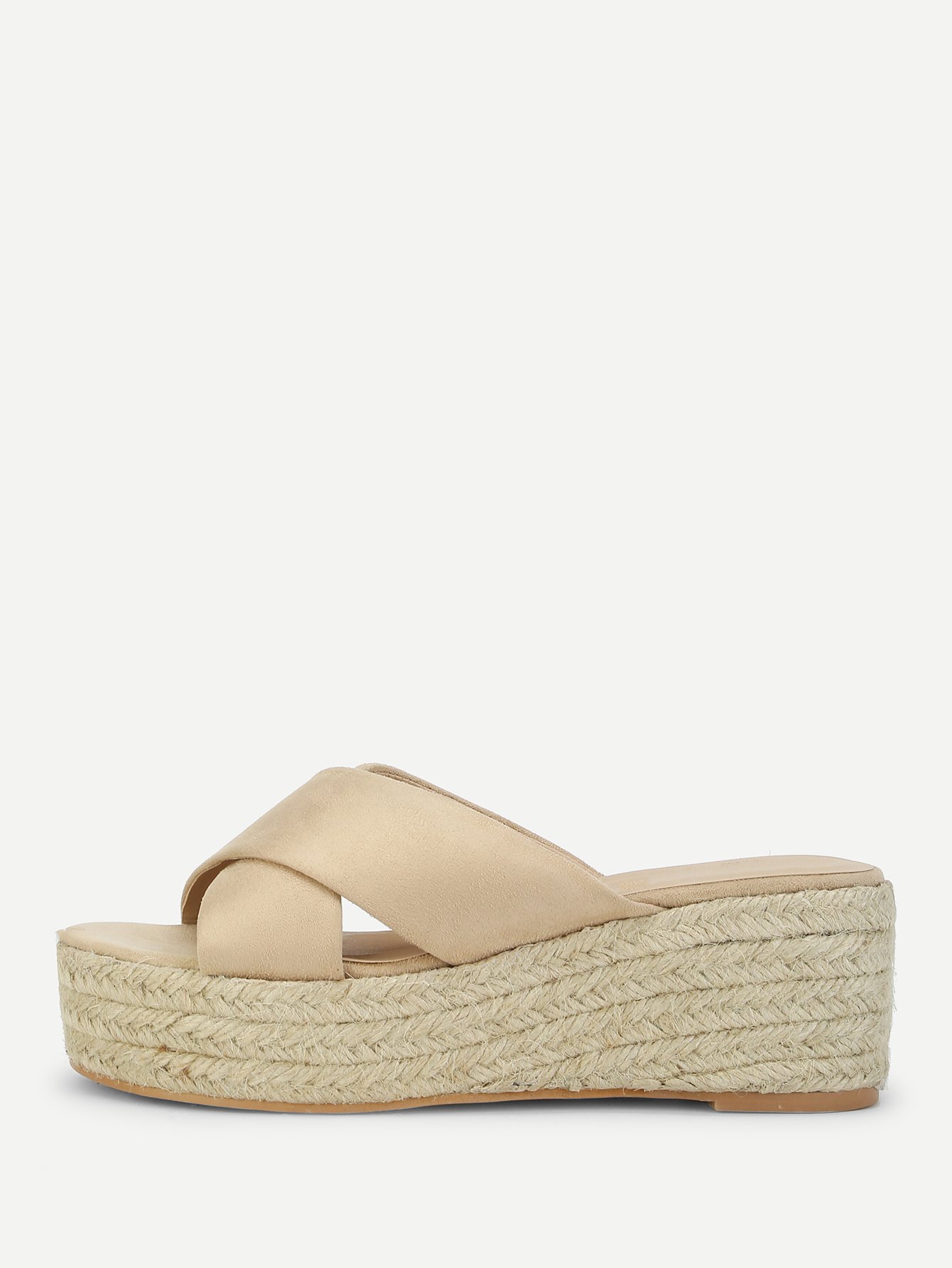 Espadrillе Обувь на танкетке и с лентами пересечения