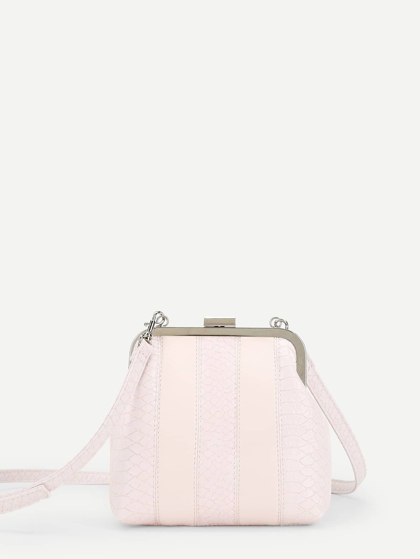 все цены на Crocodile Embossed Crossbody Bag онлайн