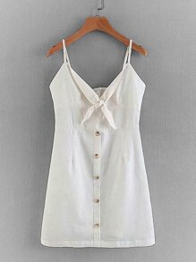 Knot Front Cami Dress
