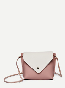 Two Tone Flap Bag