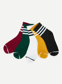 Striped Socks 5pairs