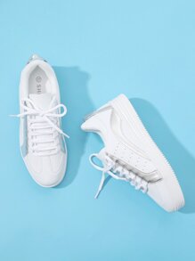 Lace Up Low Top Sneakers