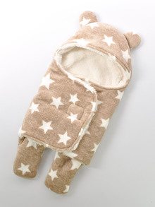Star Pattern Baby Blanket with Legs