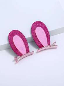 Girls Ear Shaped Hair Clip 2pcs
