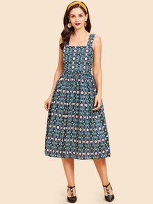 Floral Print Cami Dress