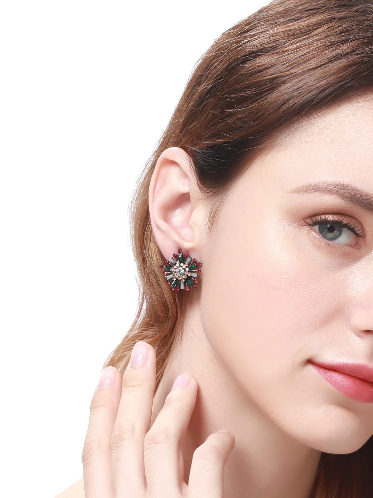 Gemstone Stud Earrings