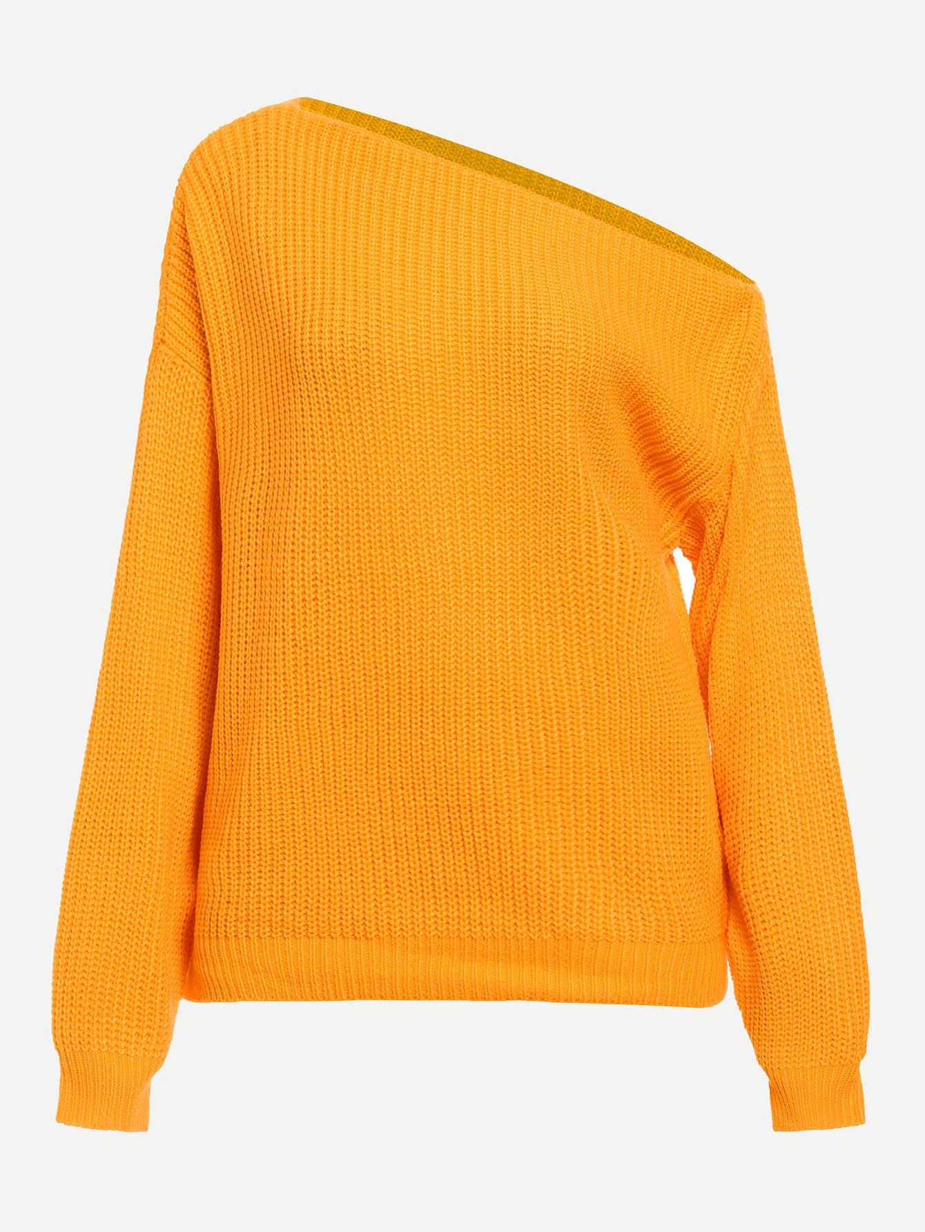 Асимметричный шелковый свитер