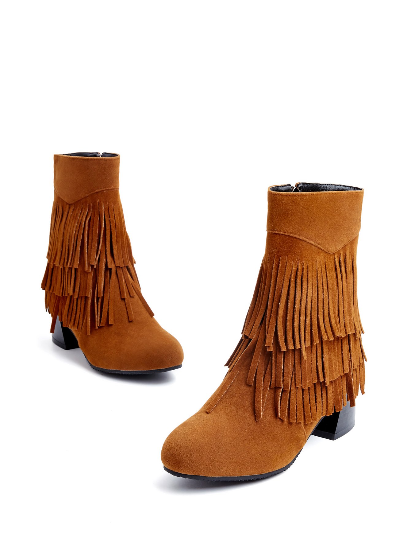 Полуострый носок Коричневый Осенняя/зимняя обувь