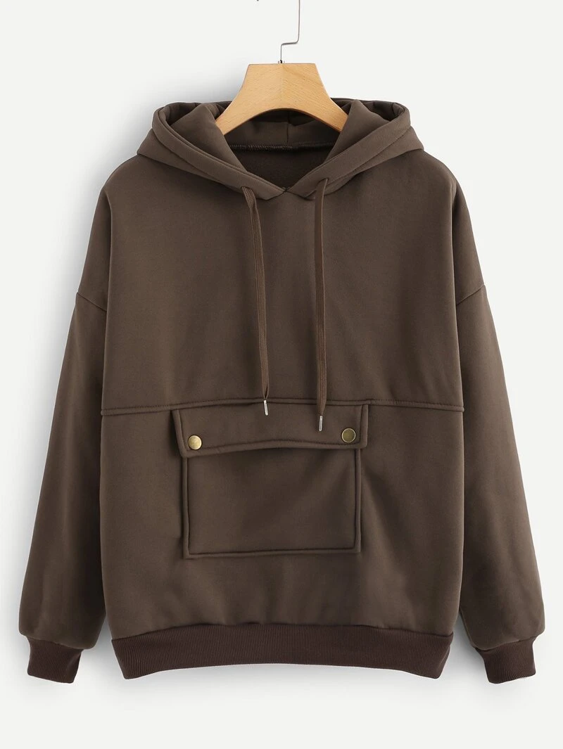 Pocket Drop Drop Front Front Front Hoodie Pocket Pocket Shoulder Shoulder Hoodie Hoodie Drop Shoulder Pocket Drop Shoulder w6BXBq
