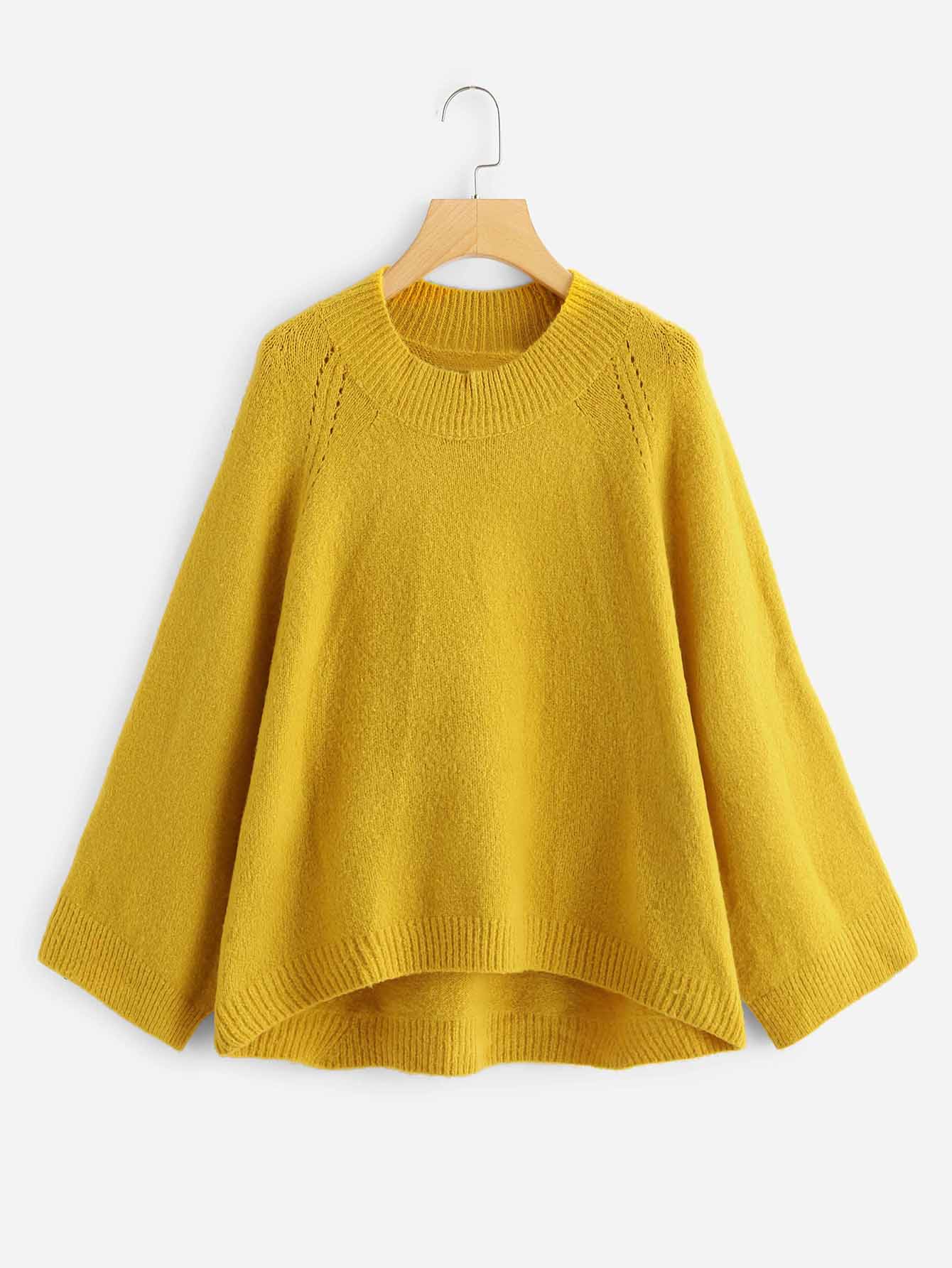 Свитер с рукавом-колоколом