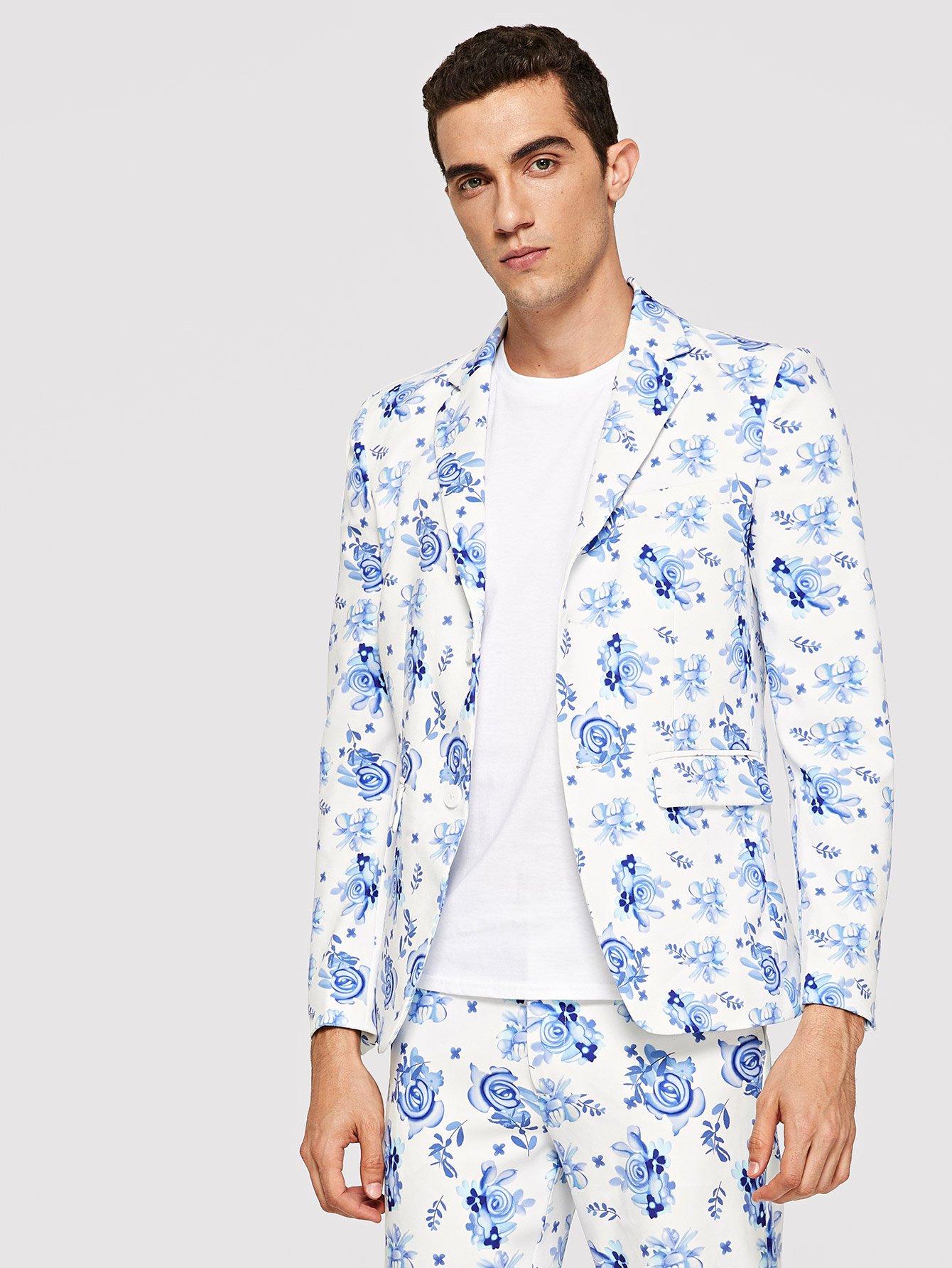 Ситцевый жакет для мужчины