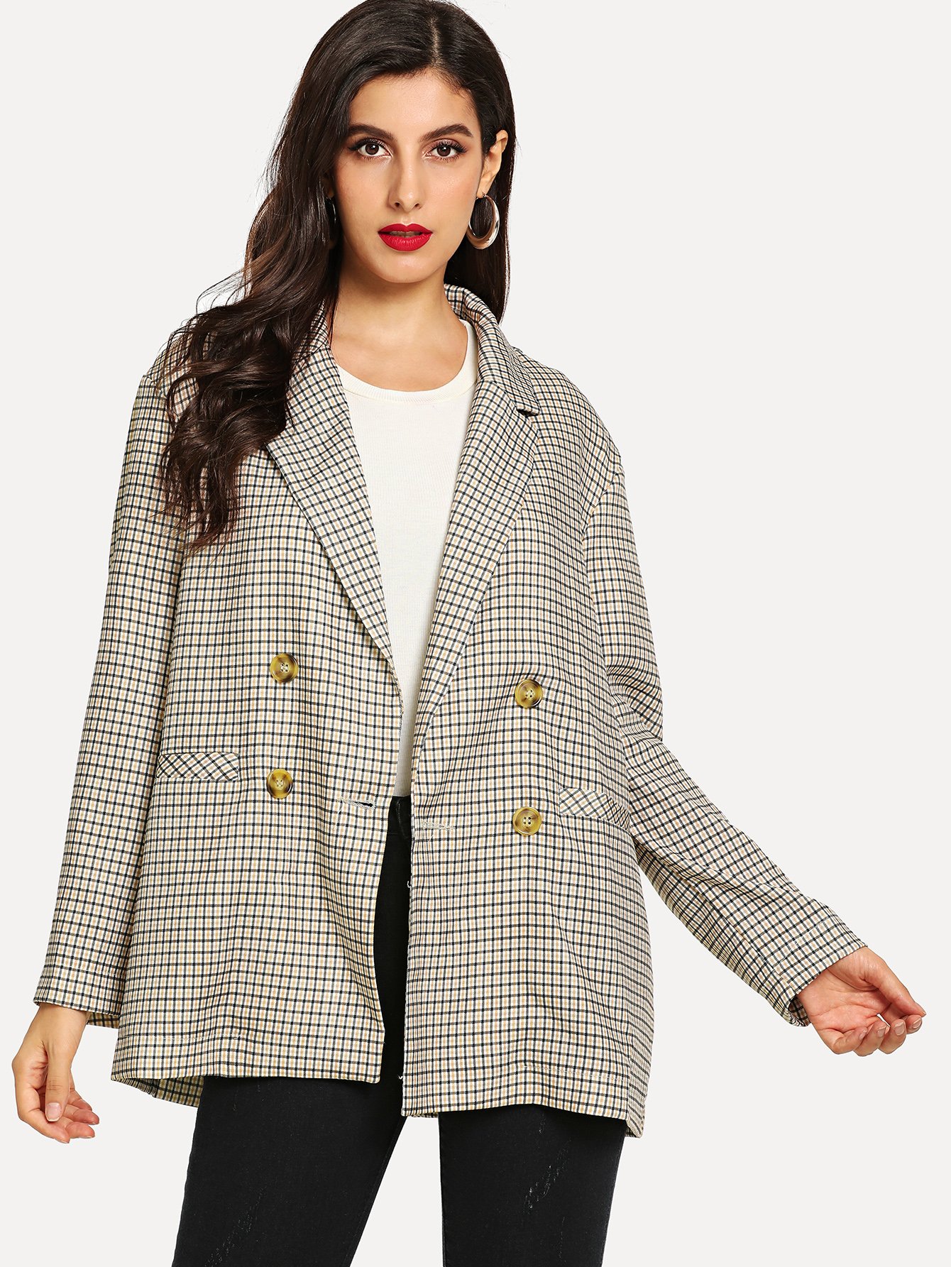 Двубортный жакет