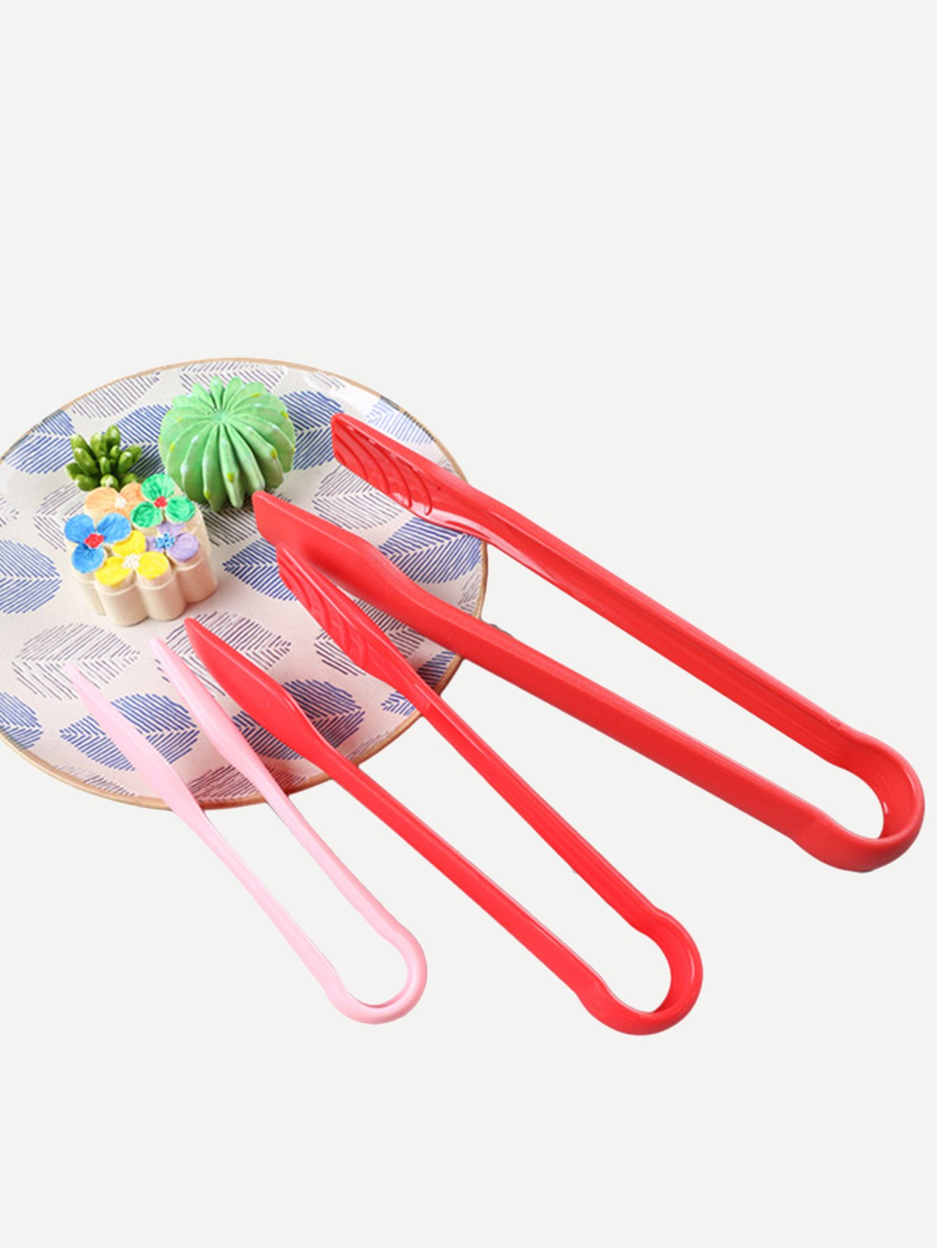 Пластиковые щипцы 3шт.