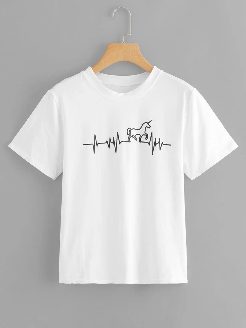 Sleeve Short Tee Print Graphic Sleeve 1IHA1q