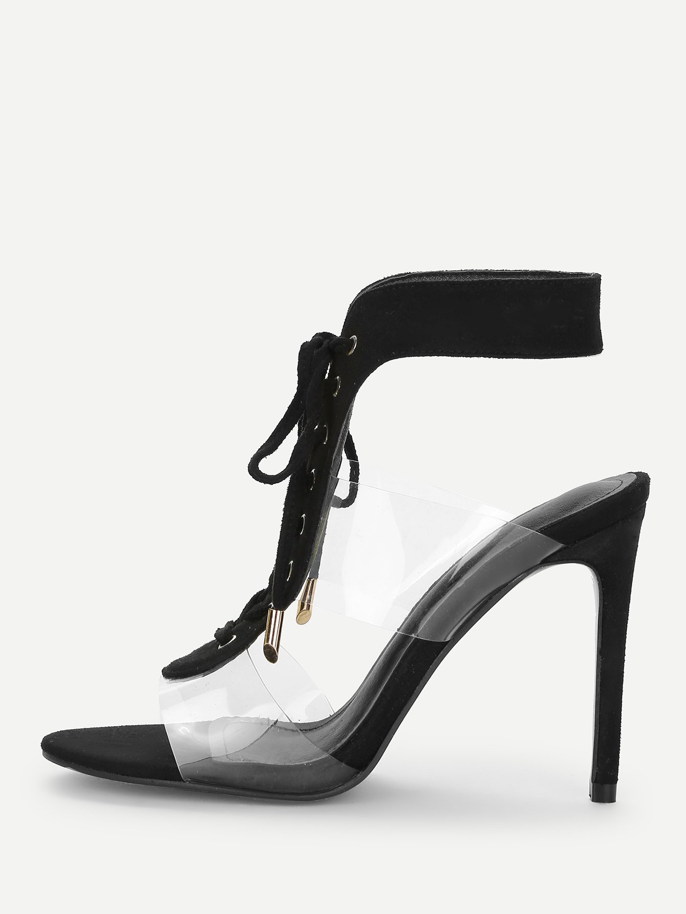 Lace-Up Cut Out Heels