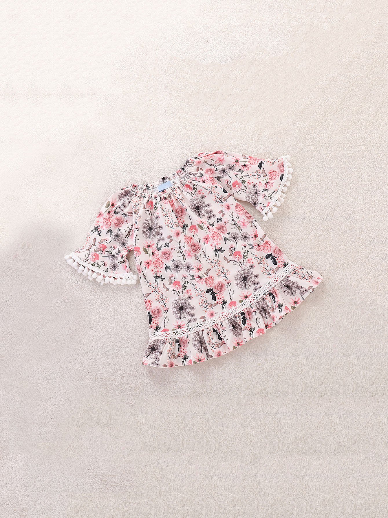 Girls Calico Print Dress