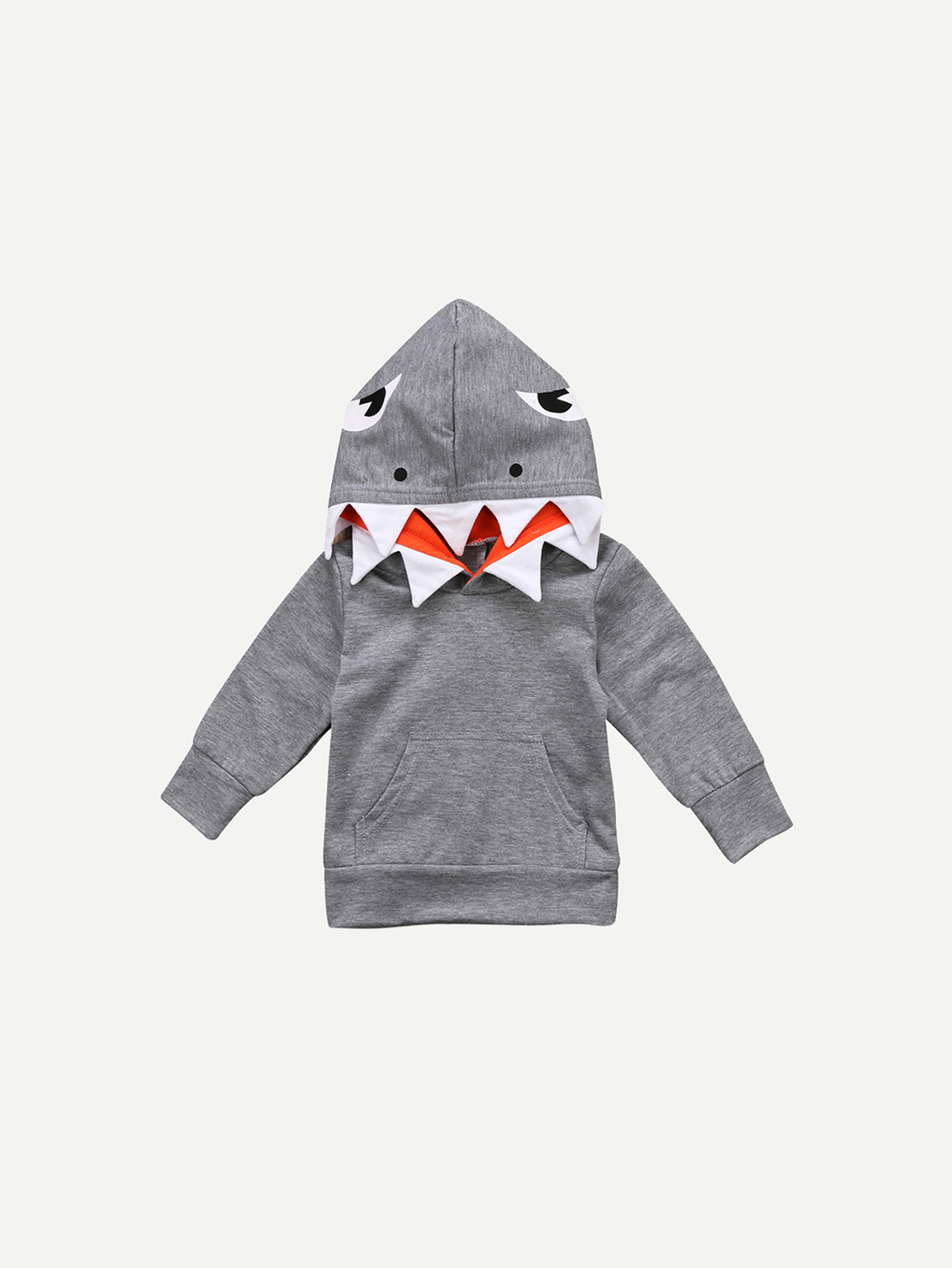 Boys Shark Hooded Sweatshirt