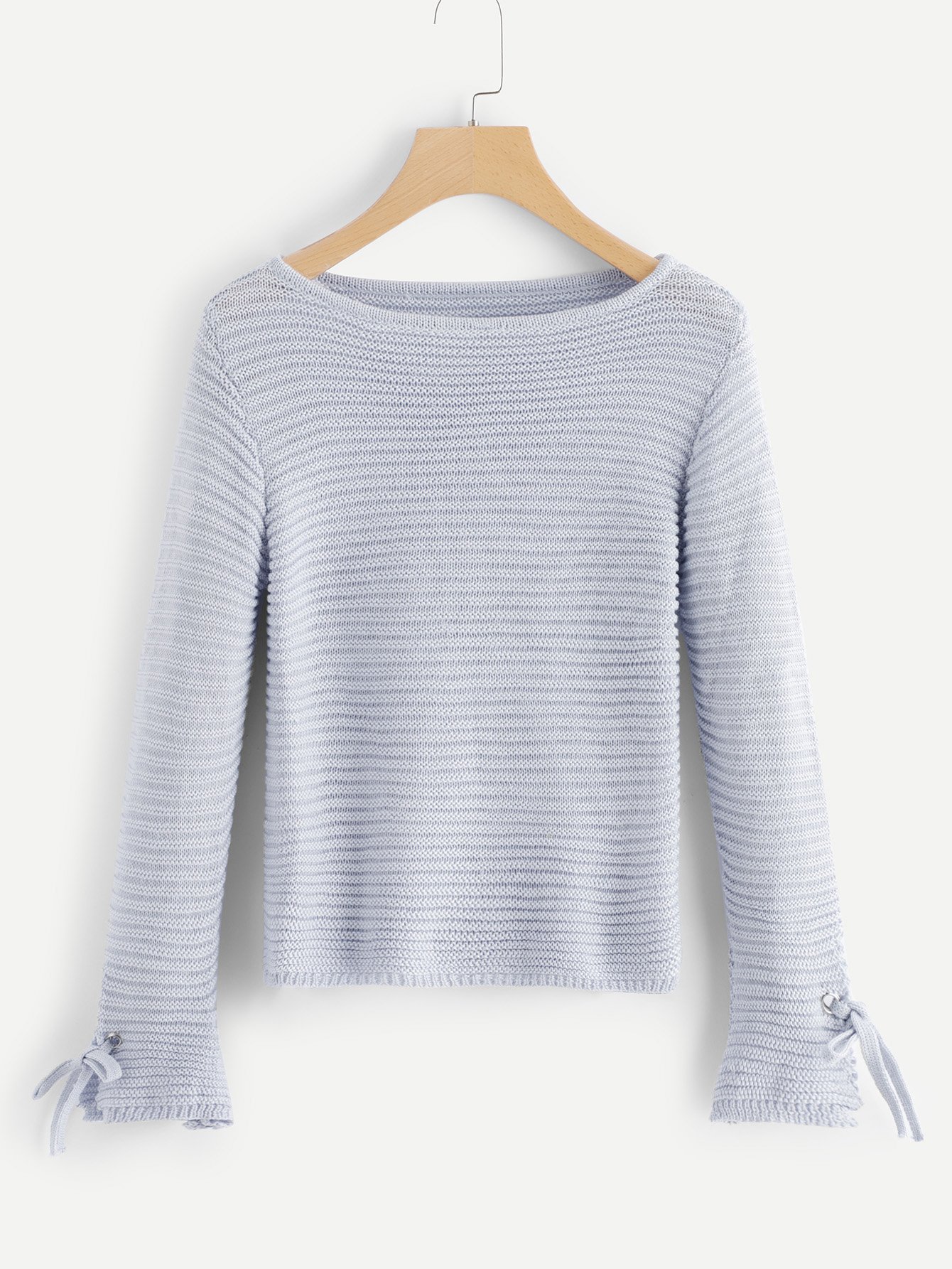 Knot Sleeve Solid Jumper