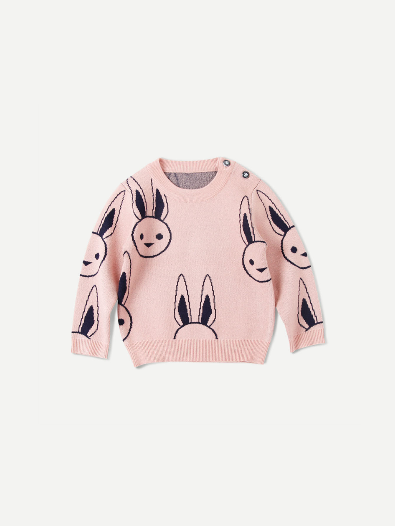 Girls Rabbit Pattern Sweater