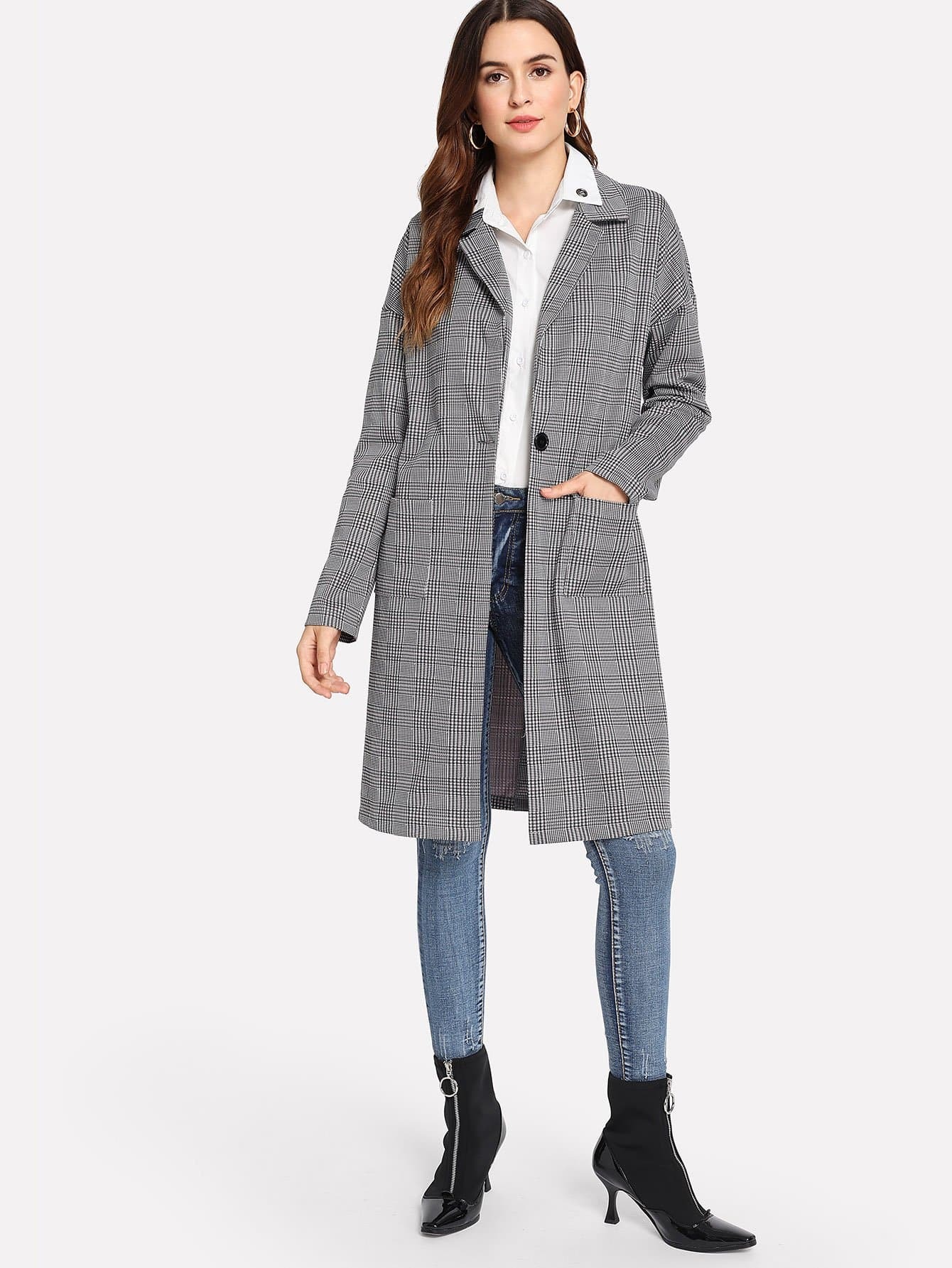 Боксеры Пальто SheIn