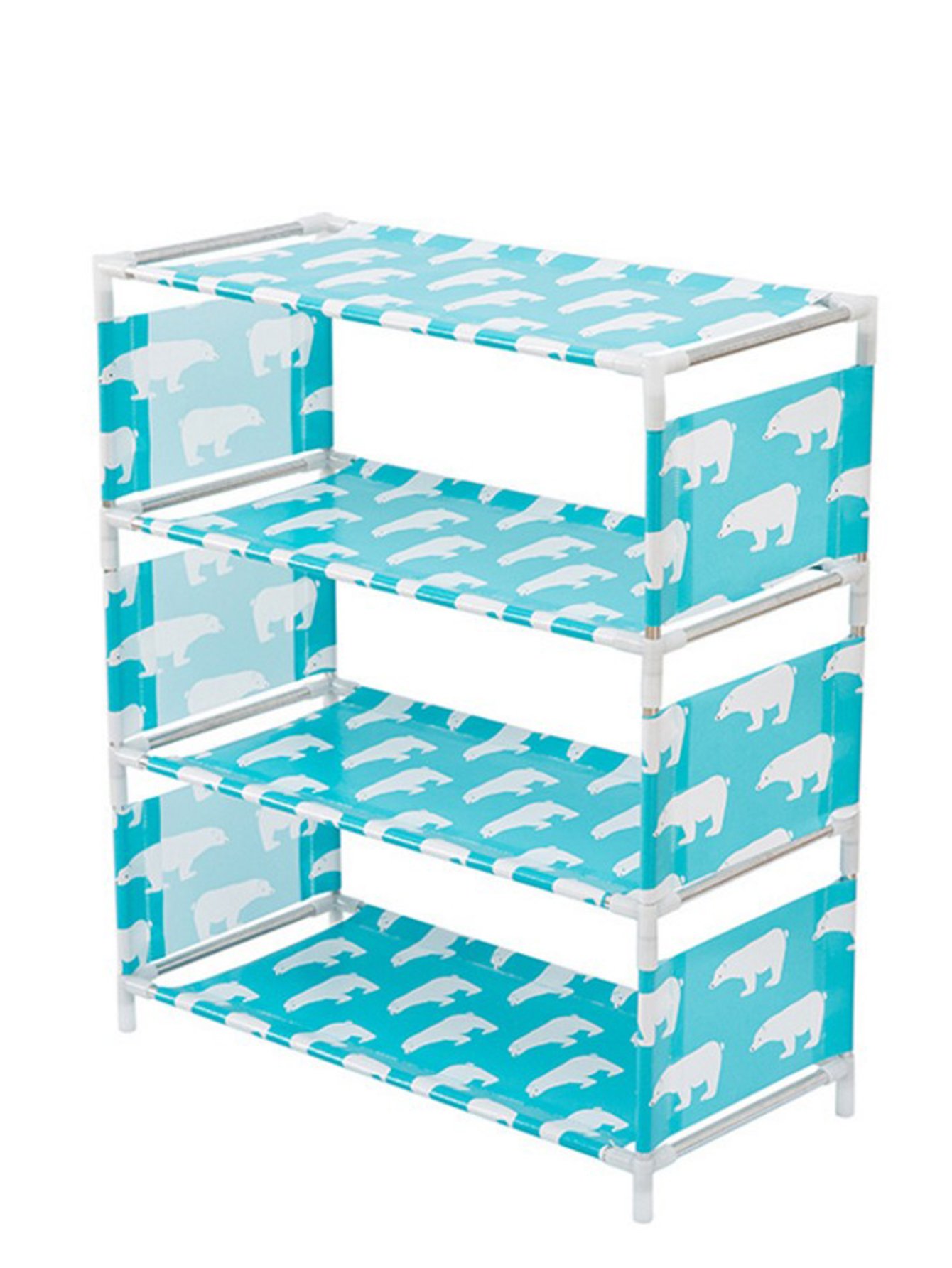 Полка под обувь с принтом медведя