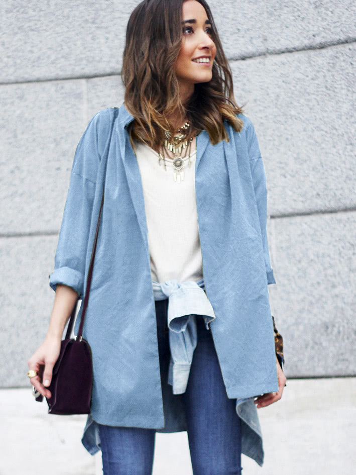 Повседневный Мультяшный принт Пуловеры Зеленый Свитшоты Пальто SheIn