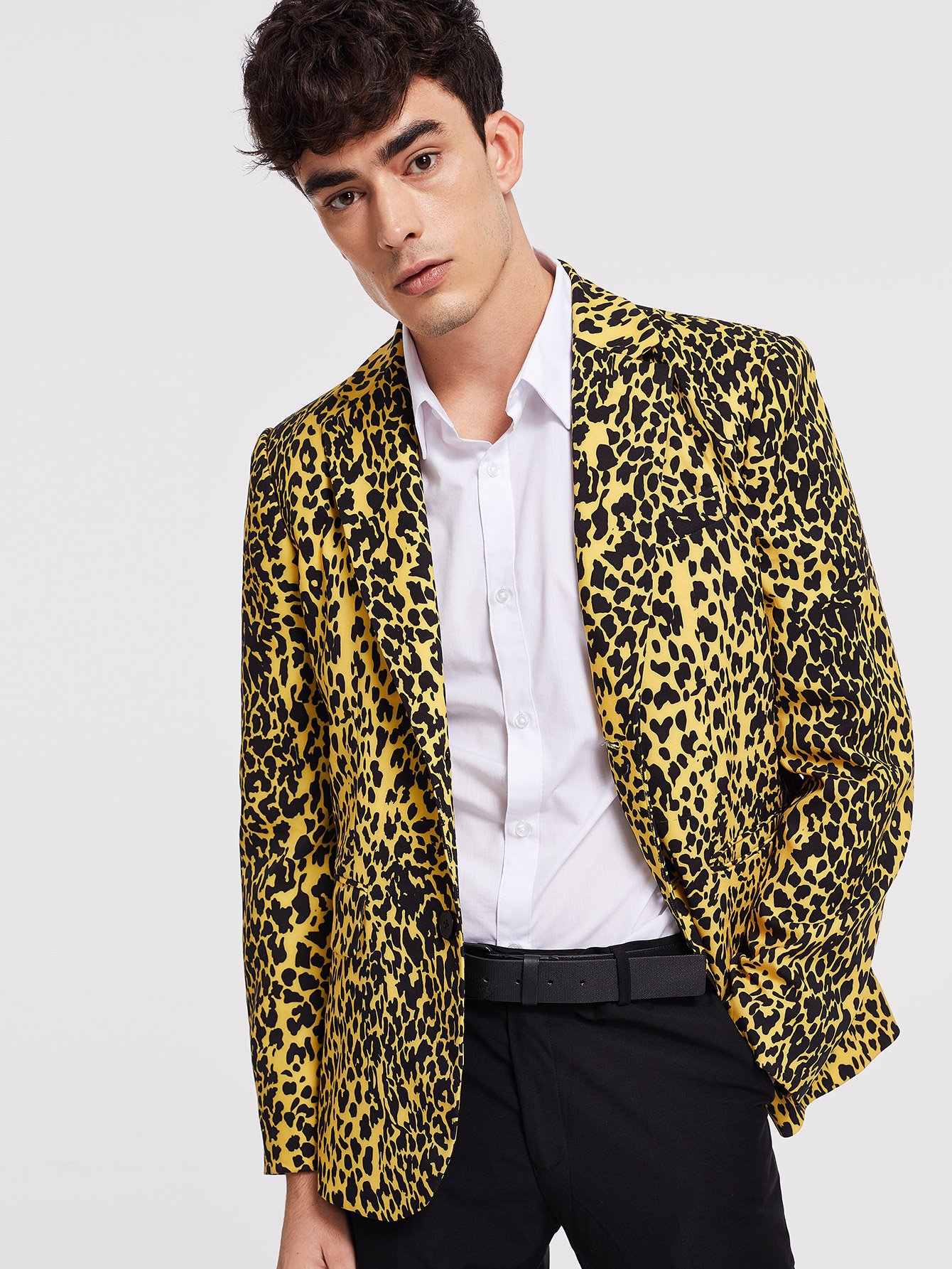 Леопардовый жакет для мужчины