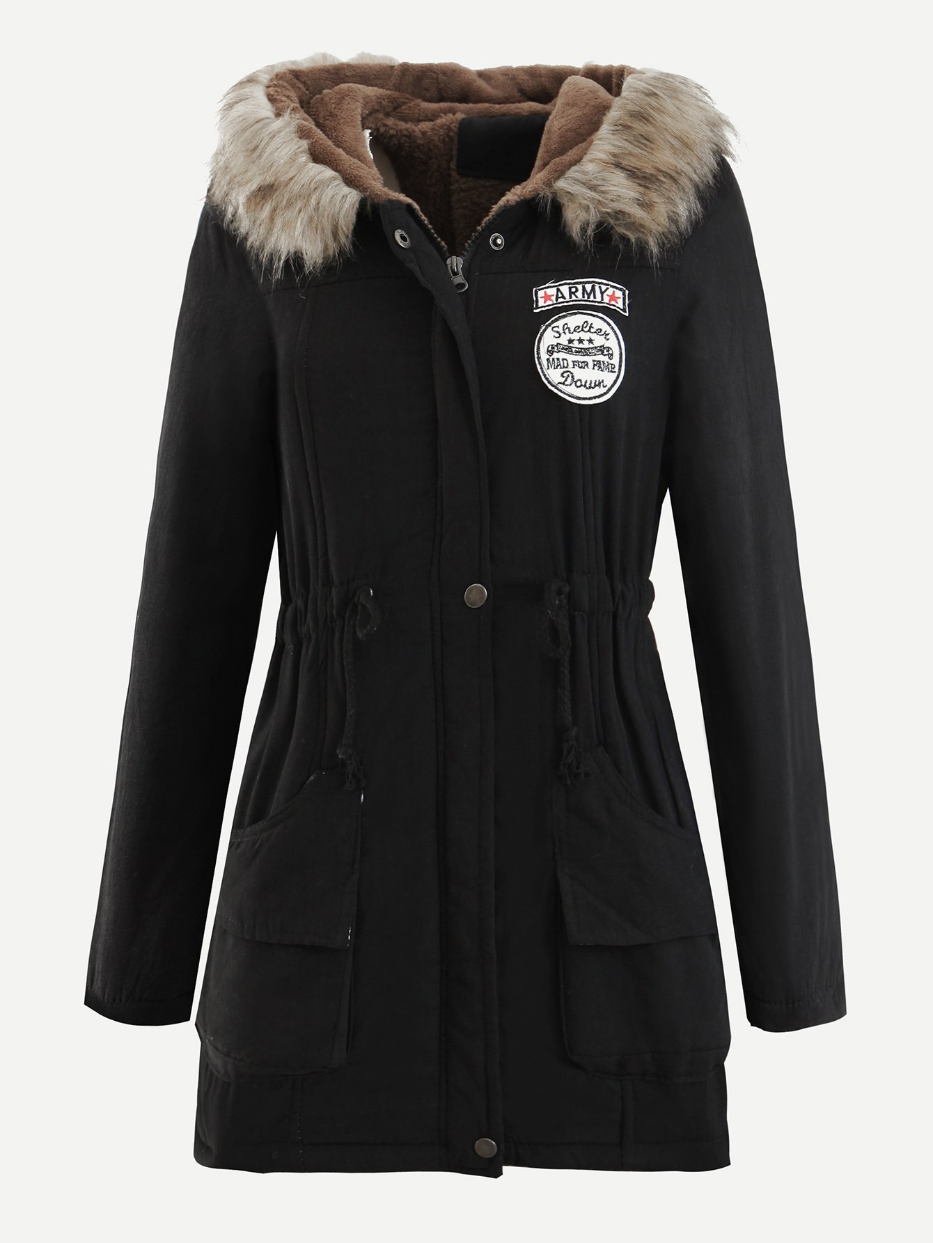 Ромпер в цветочек с открытыми плечами Пальто SheIn