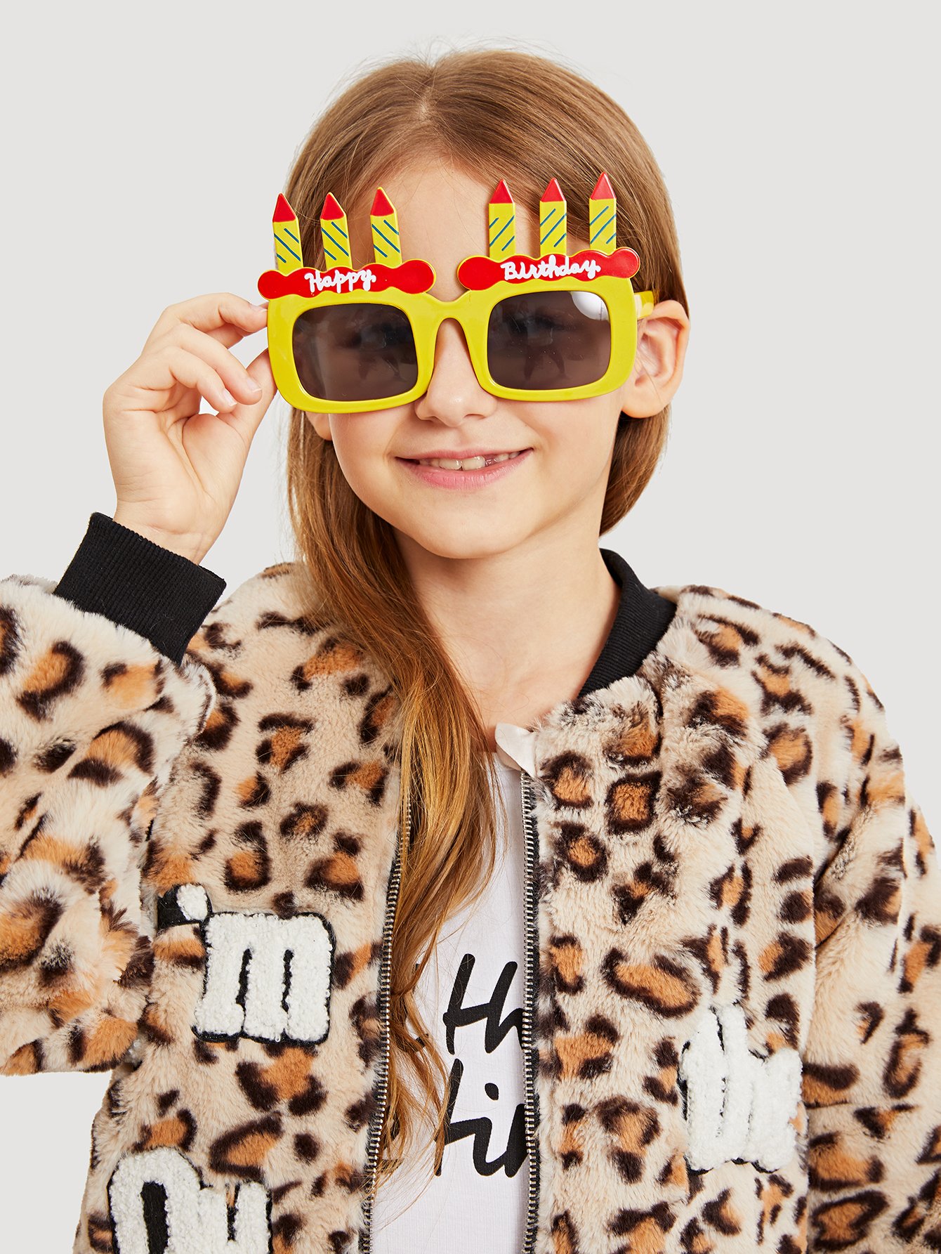 Солнцезащитные очки и оправа в форме торта для девочки