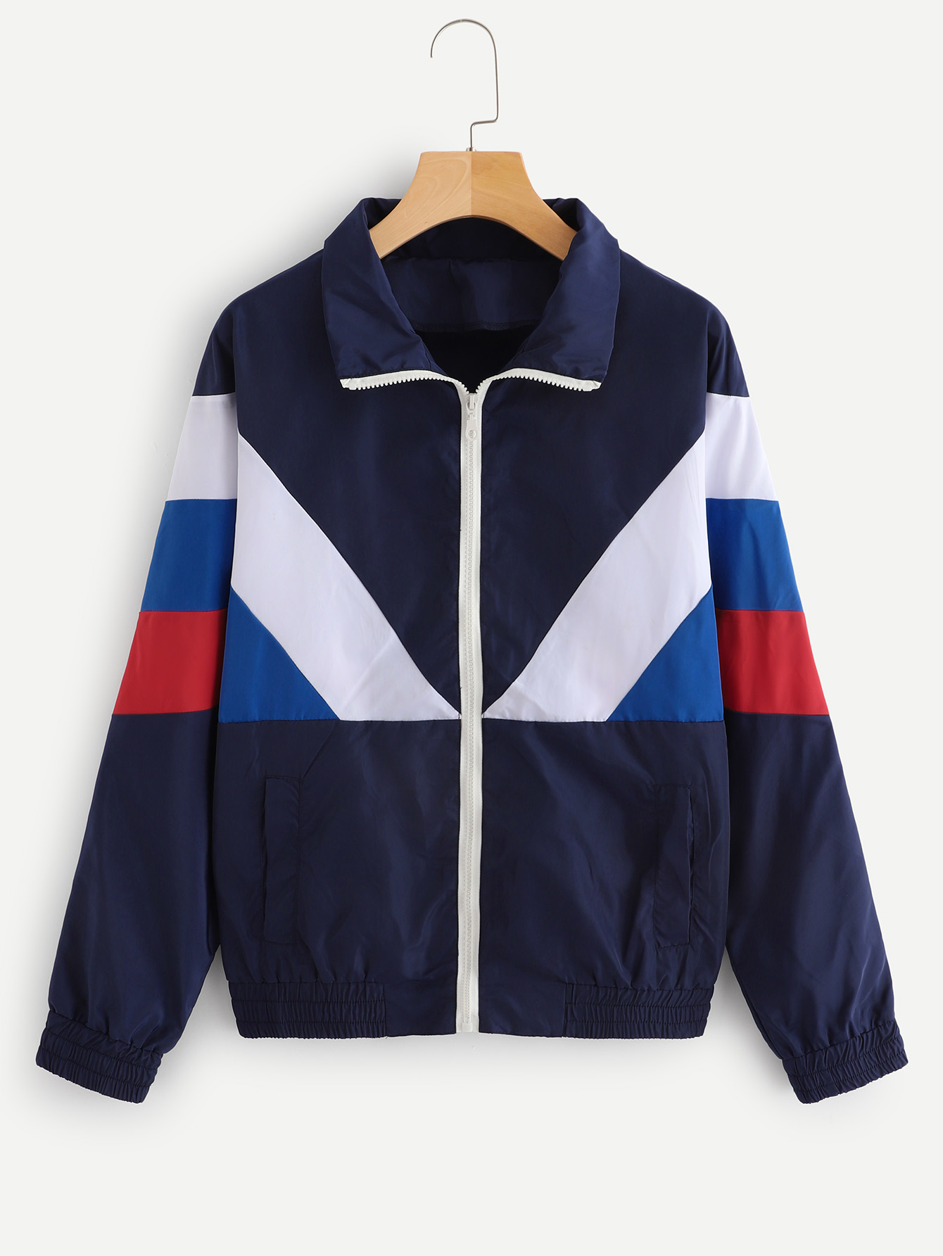 цветный жакет на молнии